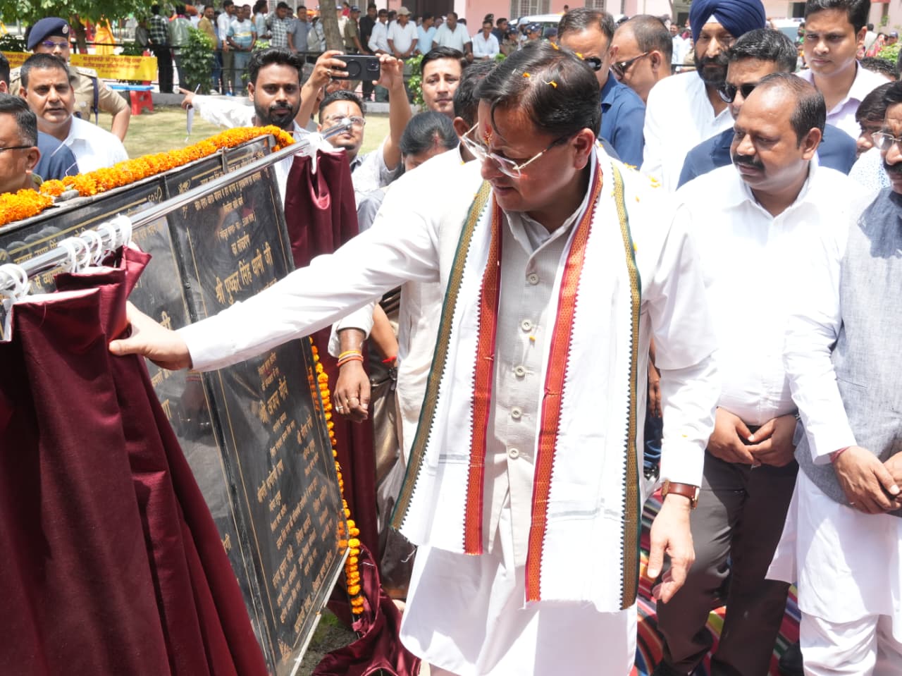 खटीमा में मुख्यमंत्री धामी ने 89 लाख रुपये की विकास योजनाओं का किया लोकार्पण