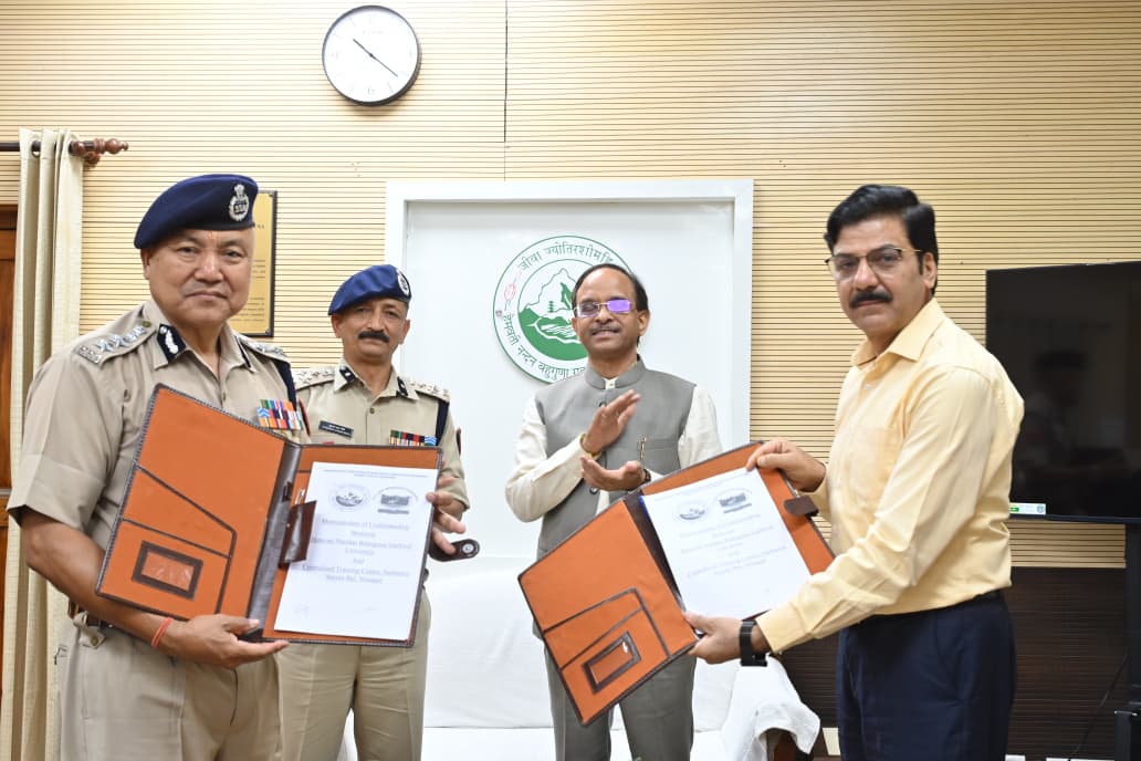 हे.नं.ब. गढ़वाल विश्वविद्यालय और केंद्रीयकृत प्रशिक्षण केंद्र (सीटीसी) एसएसबी के बीच महत्वपूर्ण एमओयू पर किए हस्ताक्षर