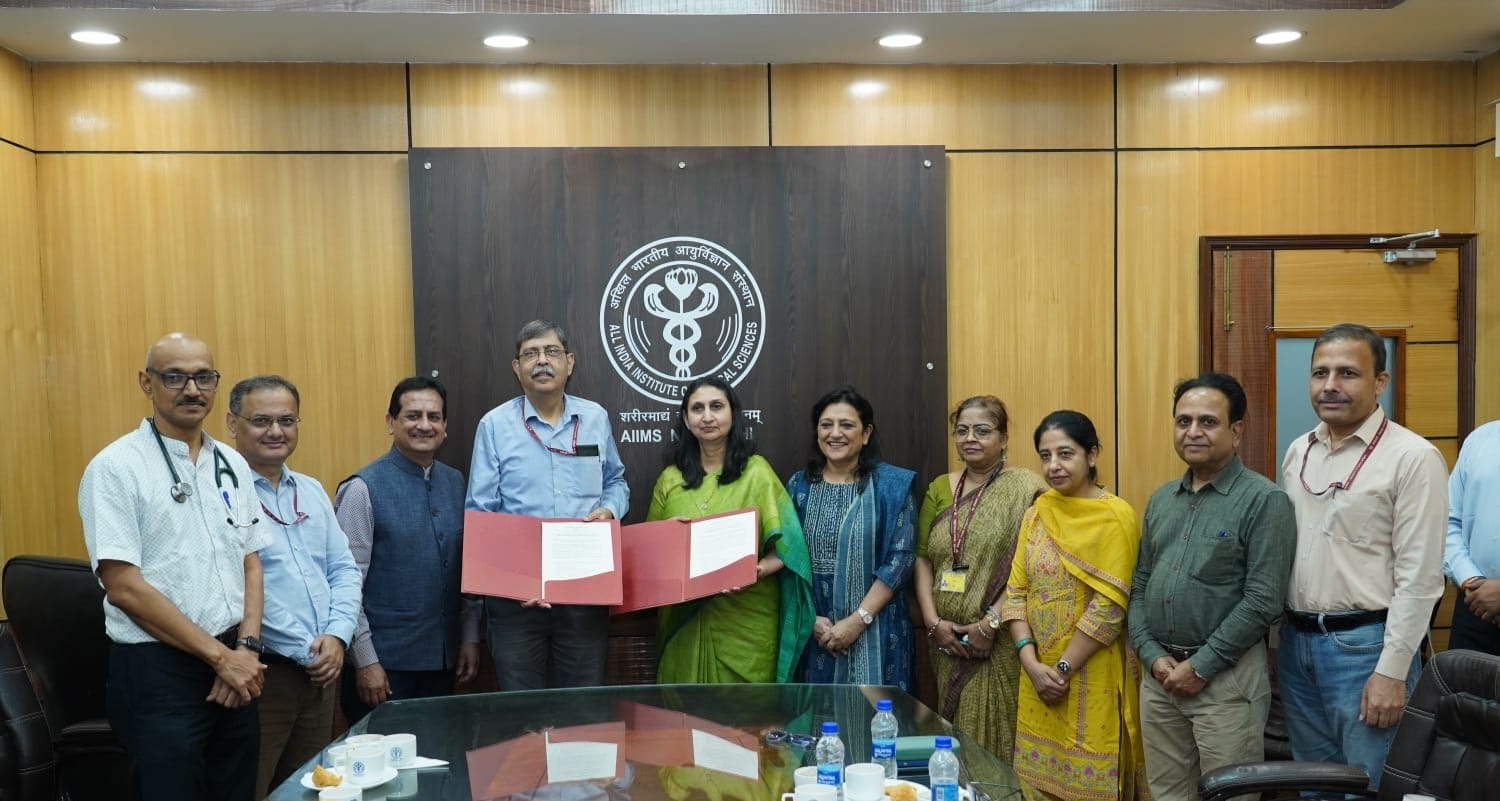 नॉर्दर्न रेलवे सेंट्रल हॉस्पिटल और AIIMS के बीच MoU पर हस्ताक्षर
